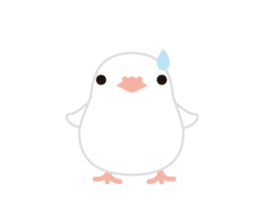 koro-maru club (bird) sticker #6397205