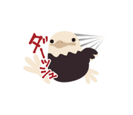 koro-maru club (bird) sticker #6397225