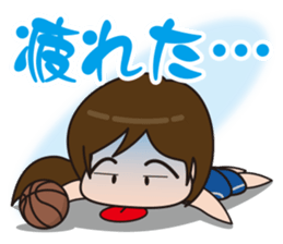 Basketball daughter 2 sticker #6397284