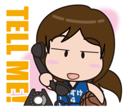 Basketball daughter 2 sticker #6397290