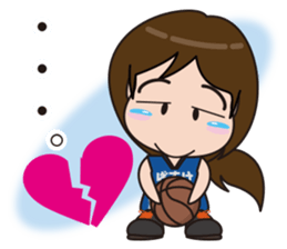 Basketball daughter 2 sticker #6397296