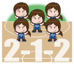 Basketball daughter 2 sticker #6397318