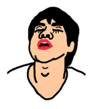 Person of an interesting expression sticker #6398042