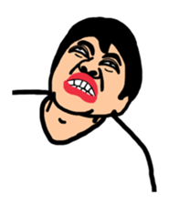 Person of an interesting expression sticker #6398043