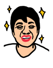 Person of an interesting expression sticker #6398044