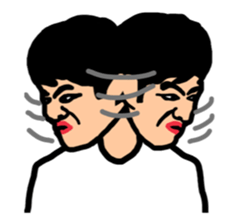 Person of an interesting expression sticker #6398063