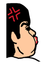 Person of an interesting expression sticker #6398064