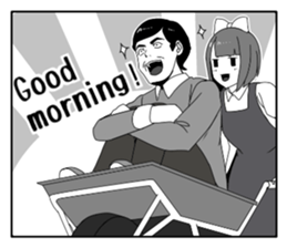 Word English conversation sticker #6398174