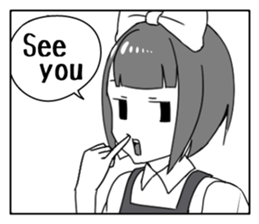 Word English conversation sticker #6398198