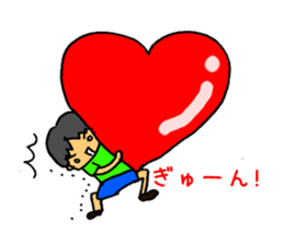 3 Years old boy. sticker #6398695