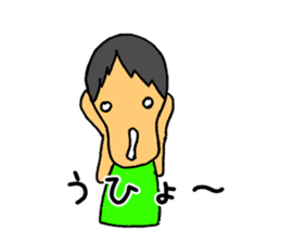 3 Years old boy. sticker #6398700