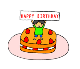 3 Years old boy. sticker #6398701