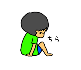 3 Years old boy. sticker #6398703
