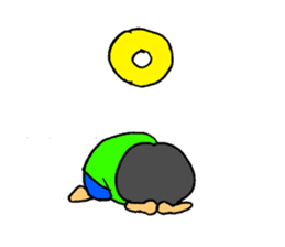3 Years old boy. sticker #6398708