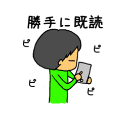 3 Years old boy. sticker #6398719