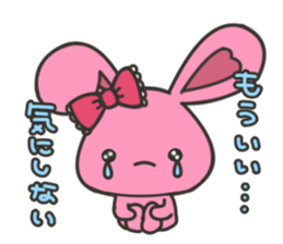 rabbit that loves bands 2 sticker #6398793