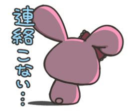 rabbit that loves bands 2 sticker #6398794