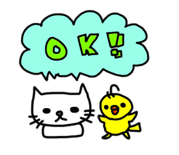 parakeet of piichan sometime cats sticker #6399166