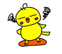 parakeet of piichan sometime cats sticker #6399171