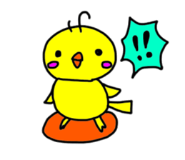 parakeet of piichan sometime cats sticker #6399178