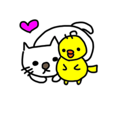parakeet of piichan sometime cats sticker #6399182