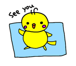 parakeet of piichan sometime cats sticker #6399183
