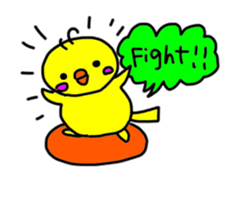 parakeet of piichan sometime cats sticker #6399185