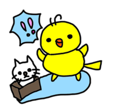 parakeet of piichan sometime cats sticker #6399197