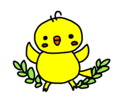 parakeet of piichan sometime cats sticker #6399199