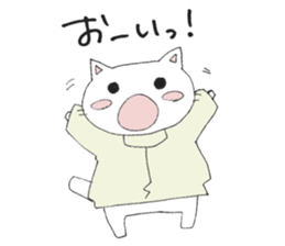 Hoodie-Cat sticker #6399713