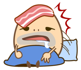 sad egg sticker #6399765