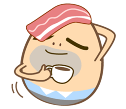 sad egg sticker #6399771