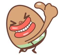 sad egg sticker #6399774