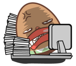 sad egg sticker #6399776