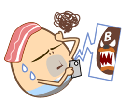 sad egg sticker #6399782