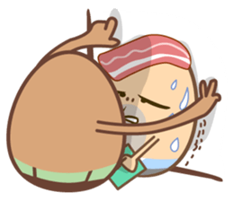 sad egg sticker #6399785