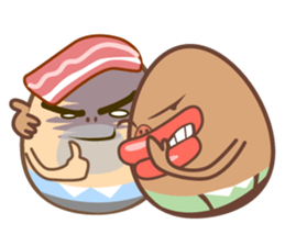 sad egg sticker #6399789