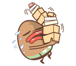 sad egg sticker #6399791