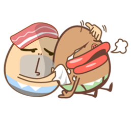 sad egg sticker #6399793