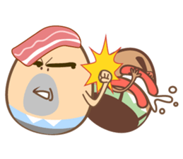 sad egg sticker #6399795