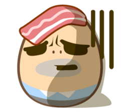 sad egg sticker #6399798