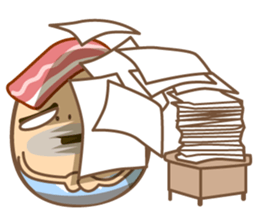 sad egg sticker #6399799