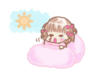 Fluffy Fairy of macaroons color sticker #6400040