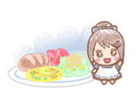 Fluffy Fairy of macaroons color sticker #6400049