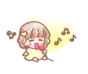 Fluffy Fairy of macaroons color sticker #6400053