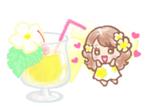 Fluffy Fairy of macaroons color sticker #6400054