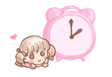 Fluffy Fairy of macaroons color sticker #6400055