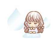 Fluffy Fairy of macaroons color sticker #6400060