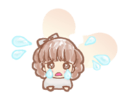 Fluffy Fairy of macaroons color sticker #6400062