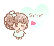 Fluffy Fairy of macaroons color sticker #6400063